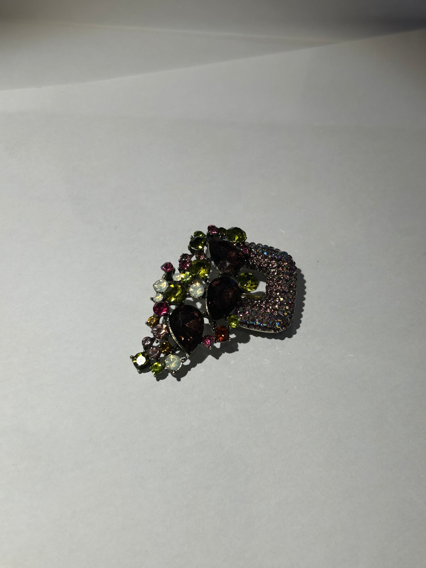 Multi coloured brooch