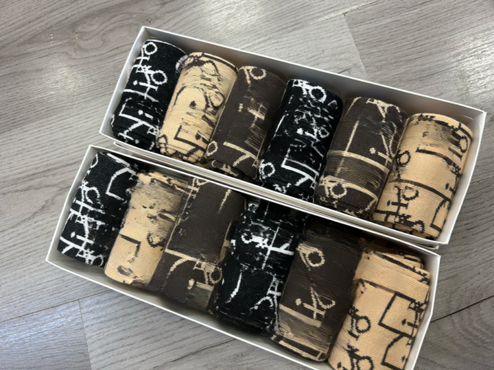 box pack of 6 socks 