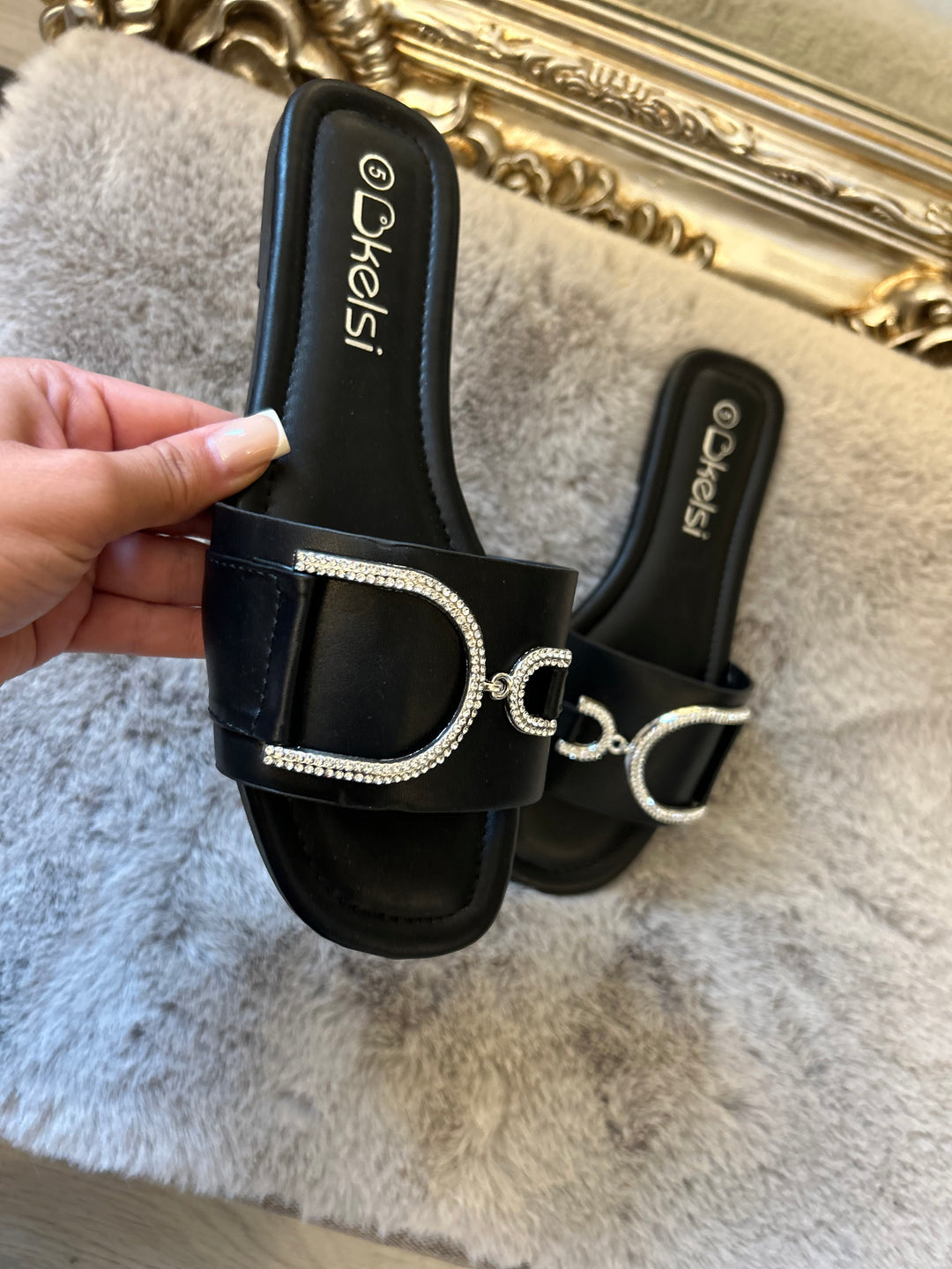 Black Crystal letter sliders