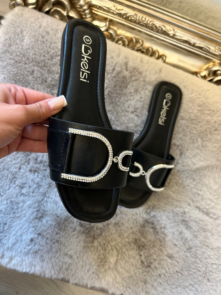 Black Crystal letter sliders
