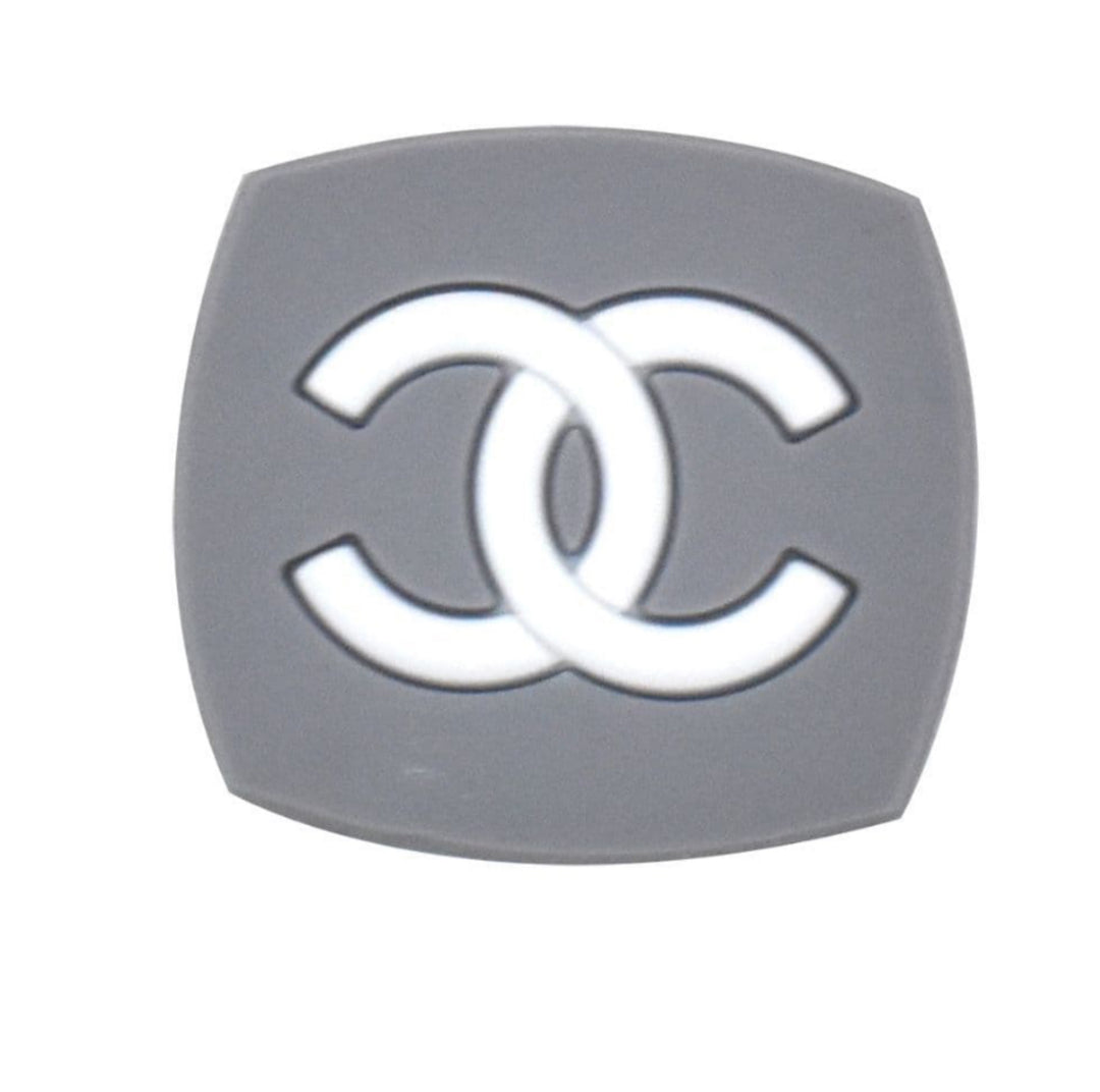 Grey and white croc charm 