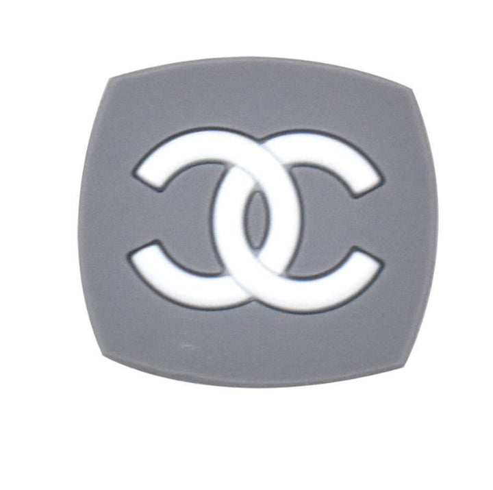 Grey and white croc charm 