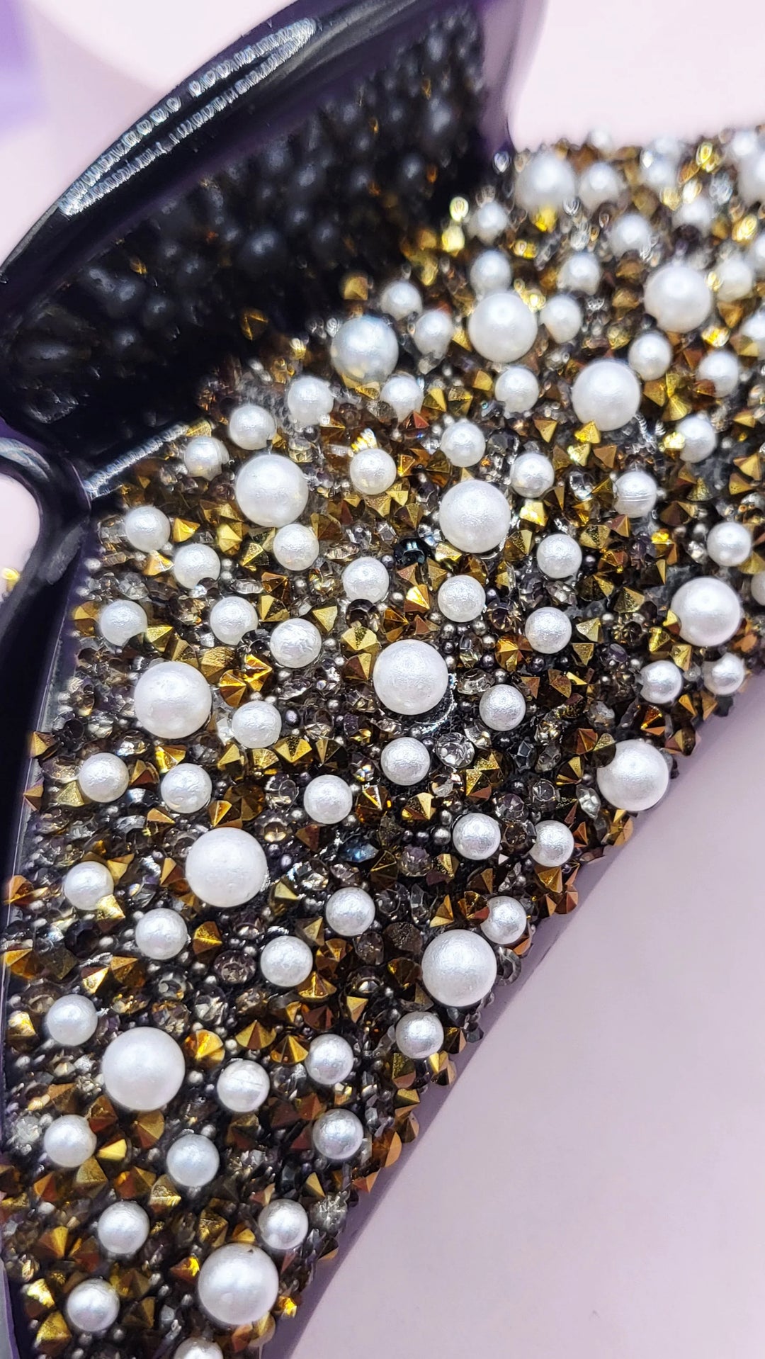 Crystal pearl style hair clips