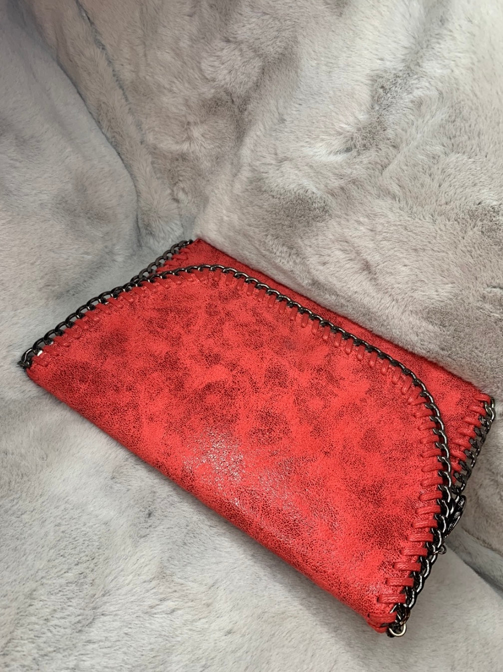 Velvet strap bag