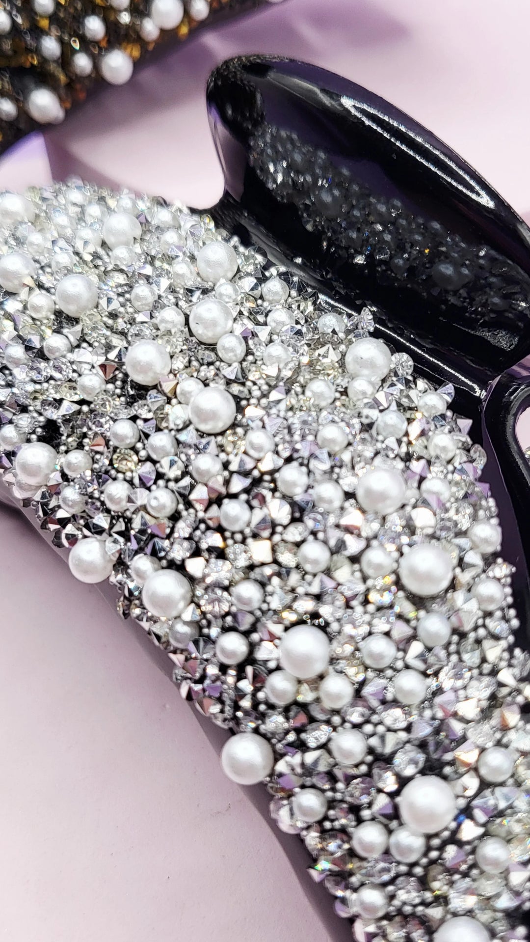 Crystal pearl style hair clips