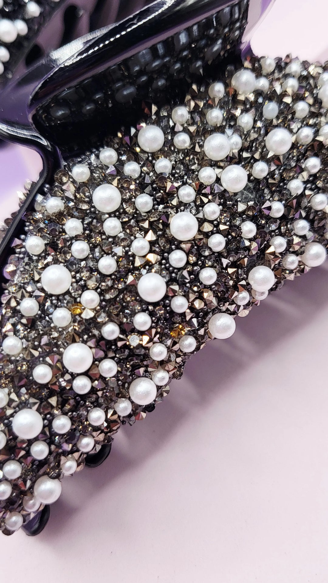 Crystal pearl style hair clips
