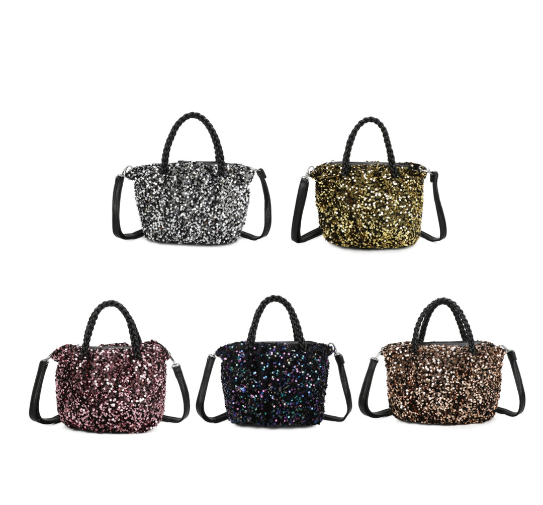 Sequin embellished grab bags 
