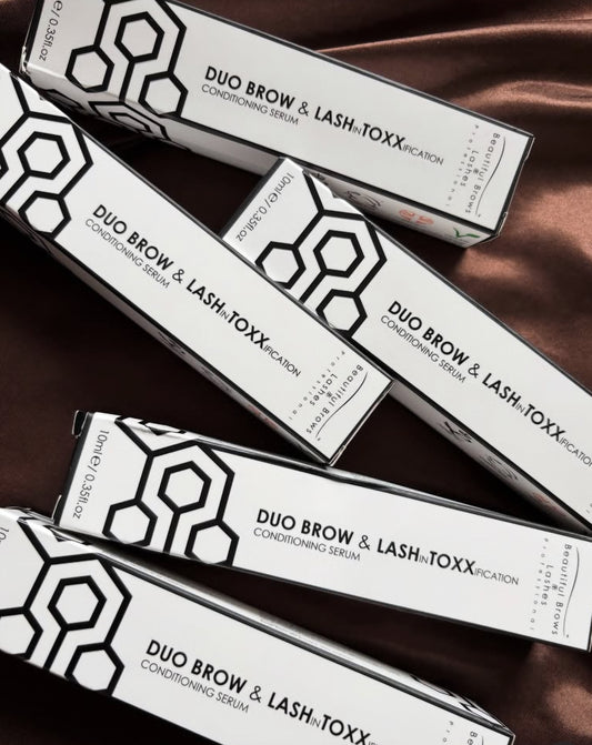 Multiple boxes of Duo Brow & Lash Toxxification serum 