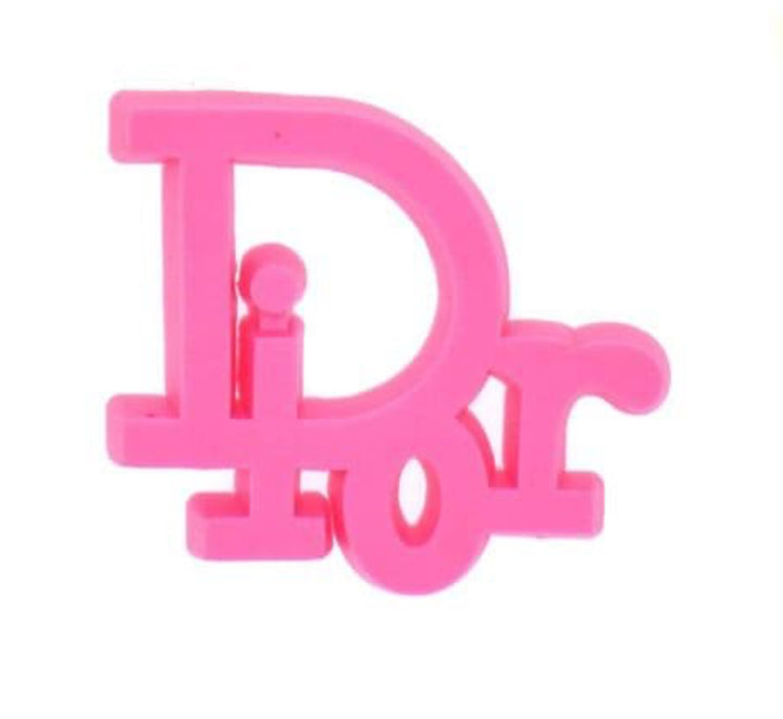 Hot pink croc charm 