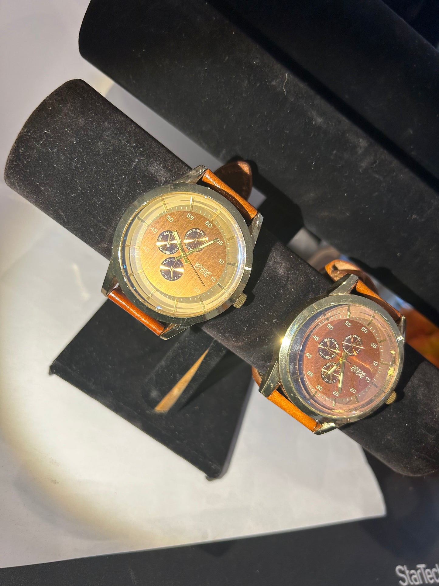 Brown watches