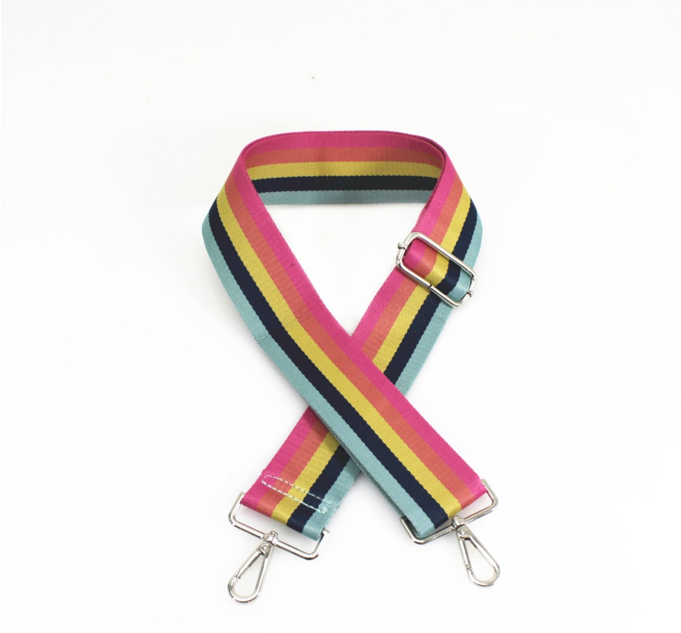 Rainbow handbag strap