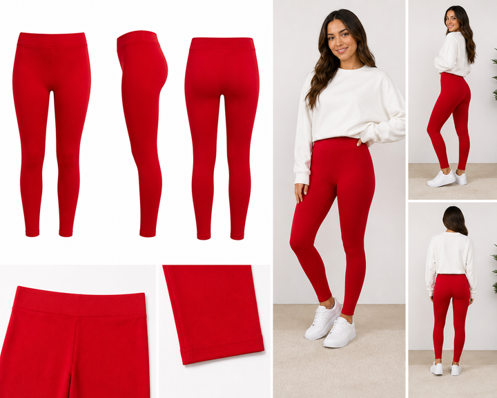 Red Women’s Leggings