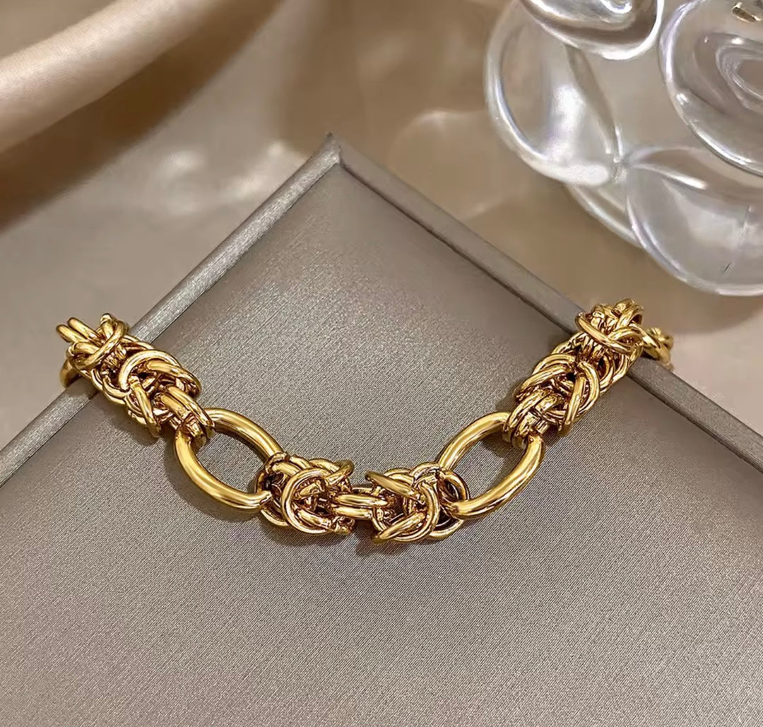 Stainless Steel Twisted Bracelets Bangles