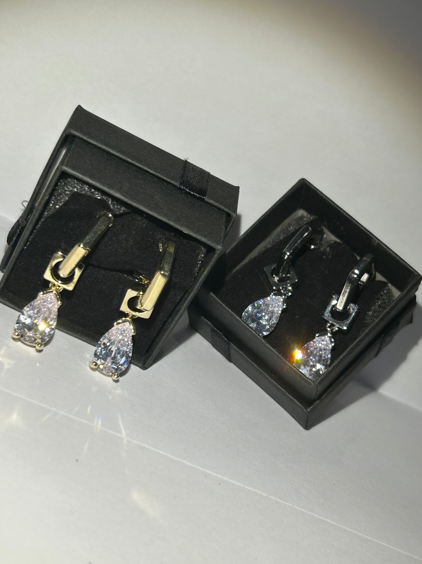 Crystal dangle earrings