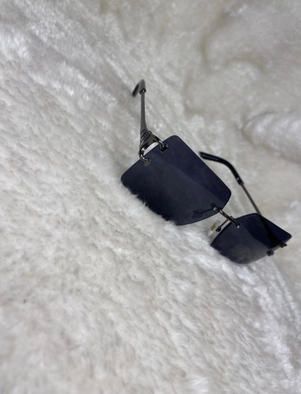 Square black sunglasses