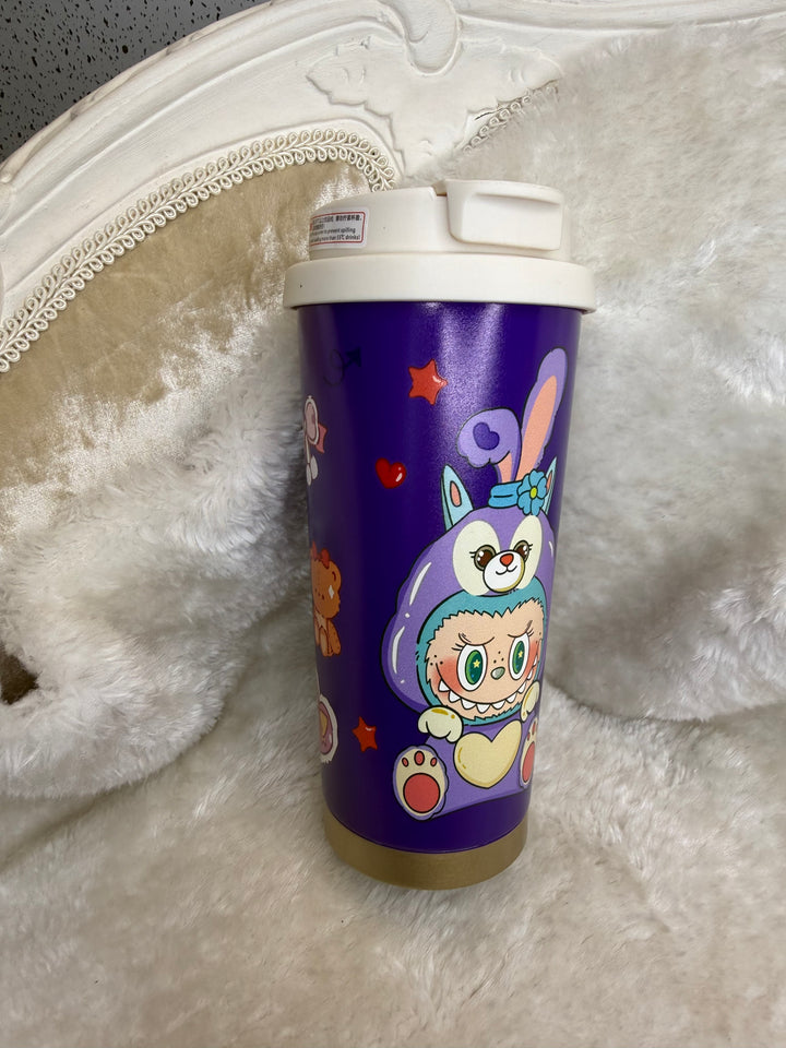 Colourful cartoon-themed tumbler