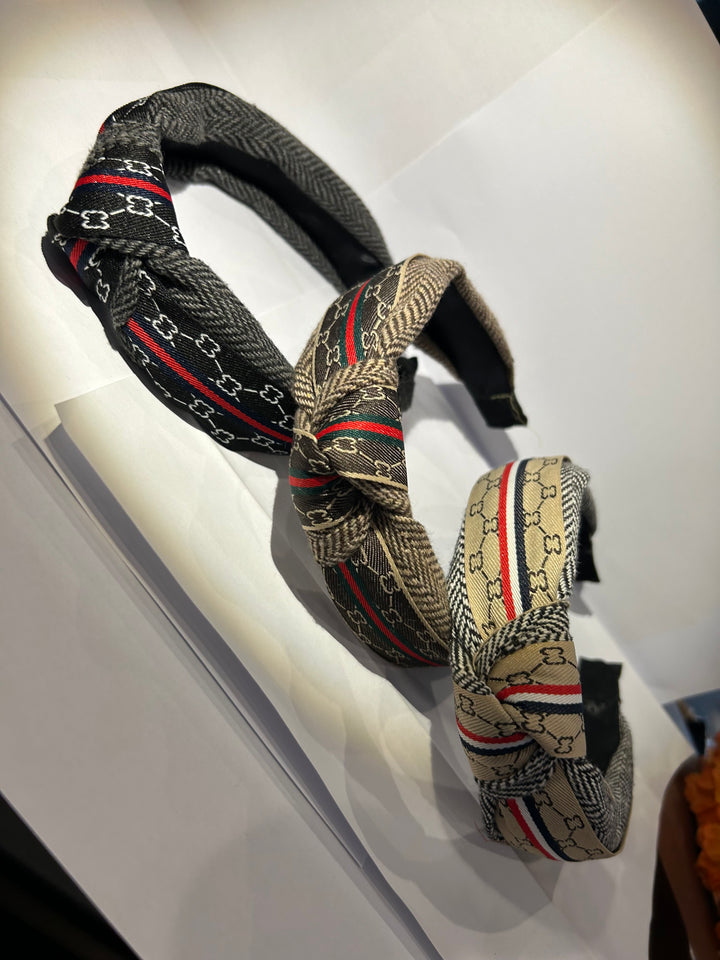 Designer Style Pattern Knot Headband
