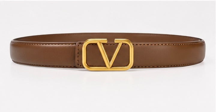V Buckle Classic Belt