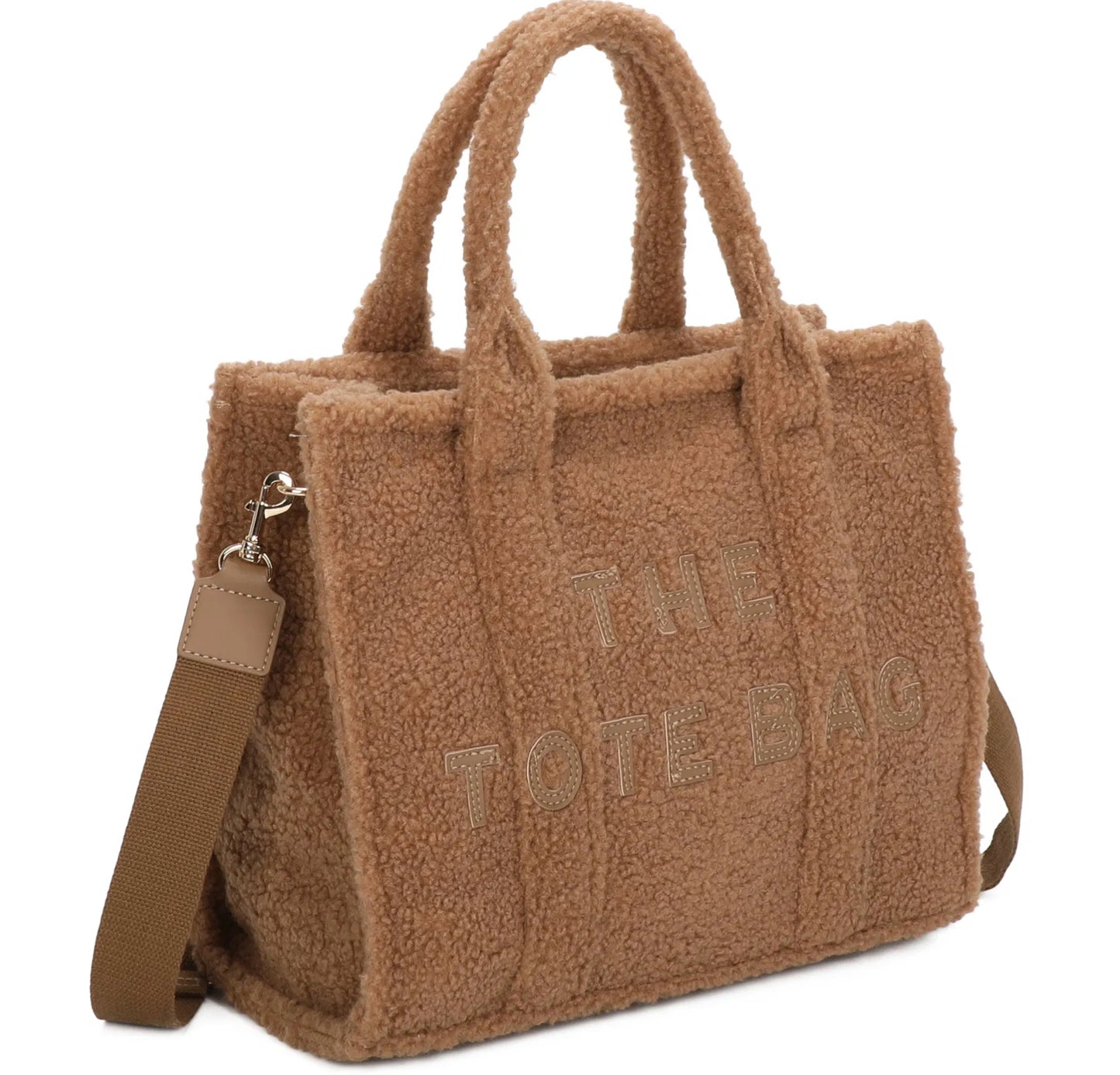 Fully woolly fuzzy tote bag