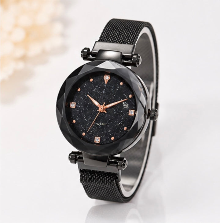 Sparkle Dial Mesh Strap Watch – Multiple Colours