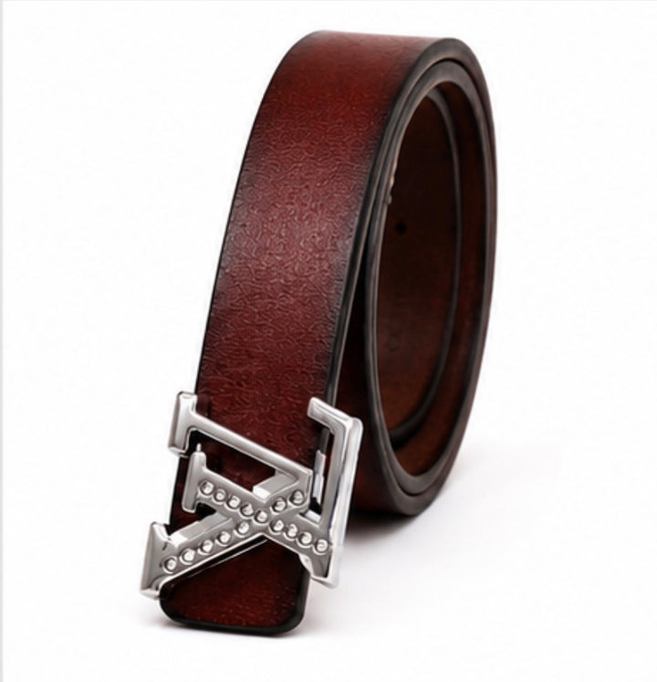 Brown Statement Buckle Belt
