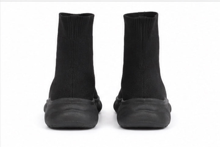Women’s Black Chunky Sock Trainers