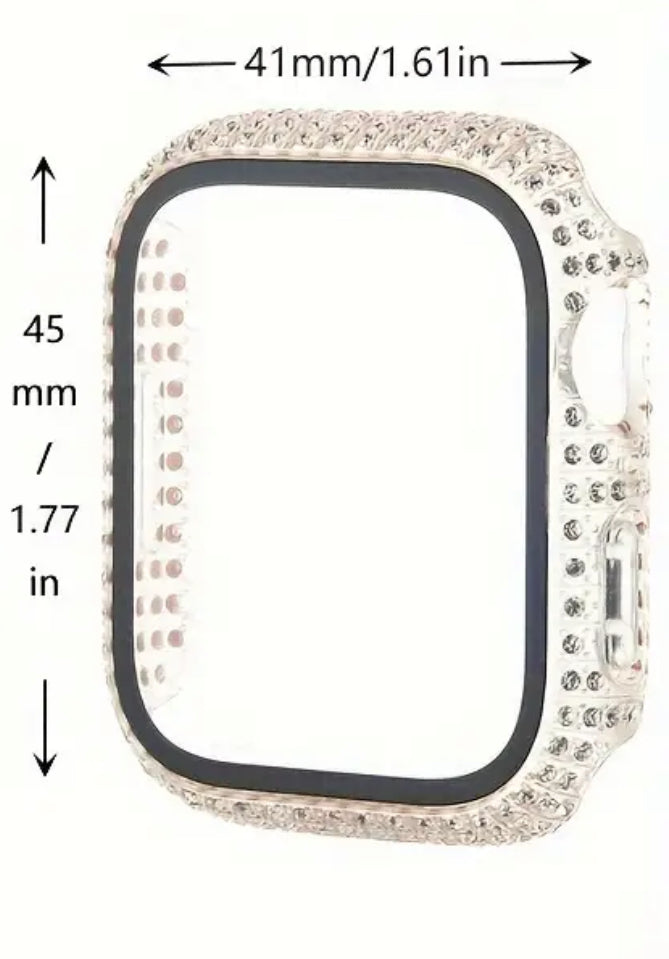 Crystal sparkly watch face covers protectors 