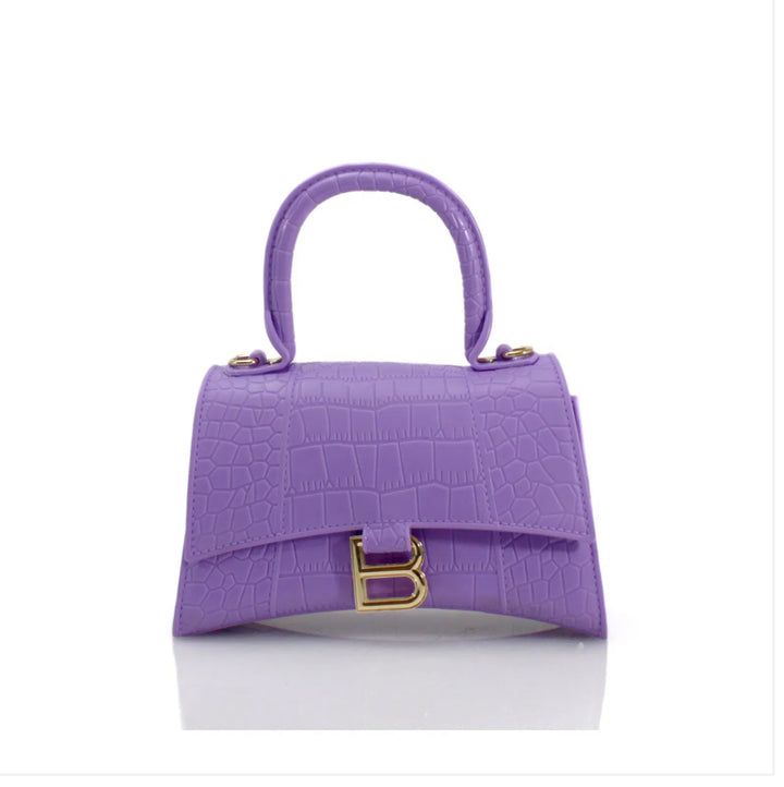 Hourglass glossed handbag