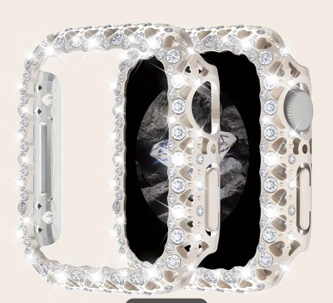 Watch case front, bling protective cover for Apple Watch 41mm