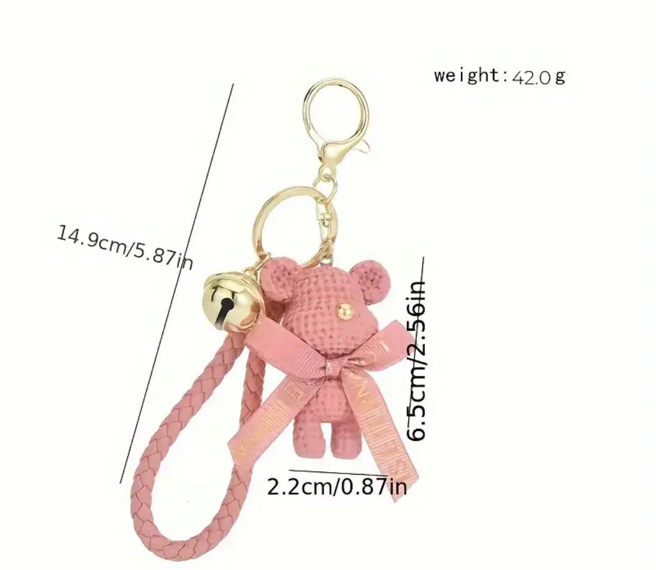 Hard Teddy keyrings