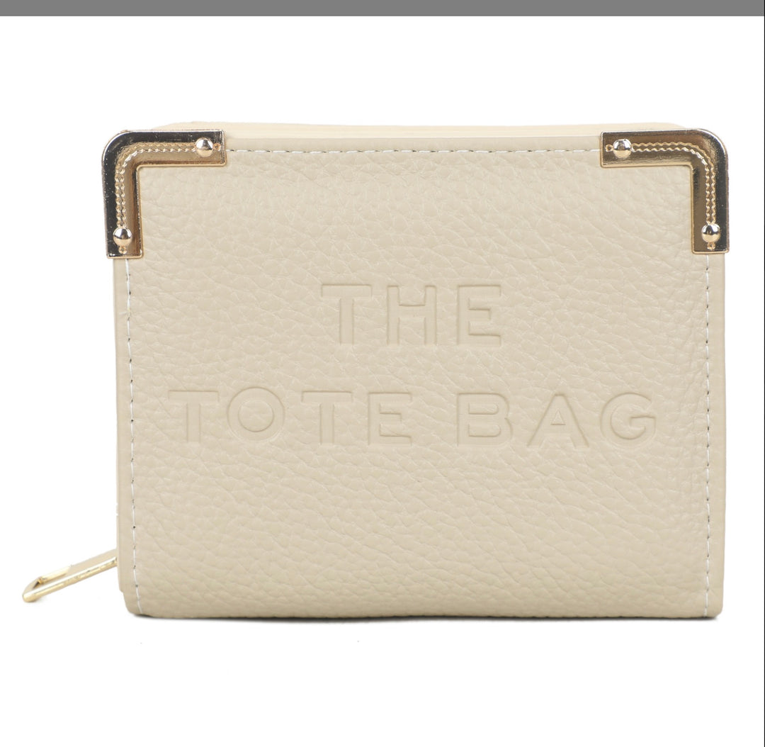 RFID Small Purse with Metal Corner Detail - The Tote Bag Purse