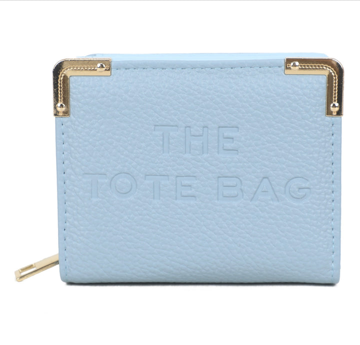 RFID Small Purse with Metal Corner Detail - The Tote Bag Purse