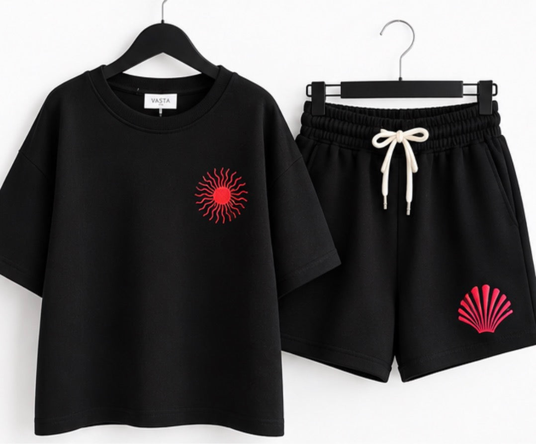 Sun &amp; Shell T-Shirt Short Set