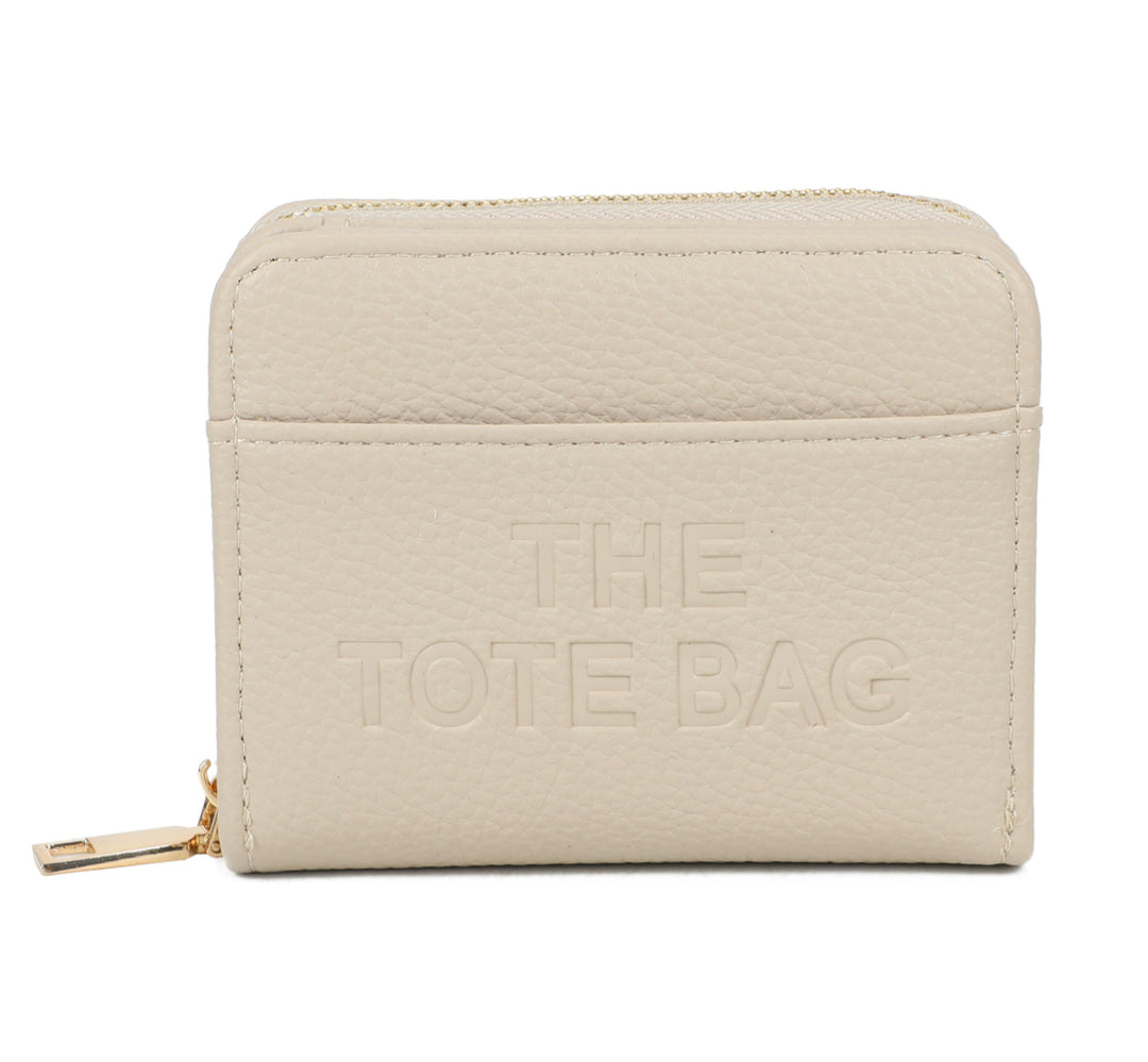 Beige wallet with &