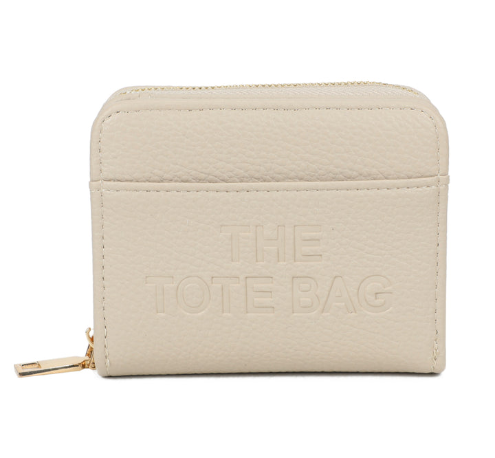 Beige wallet with &
