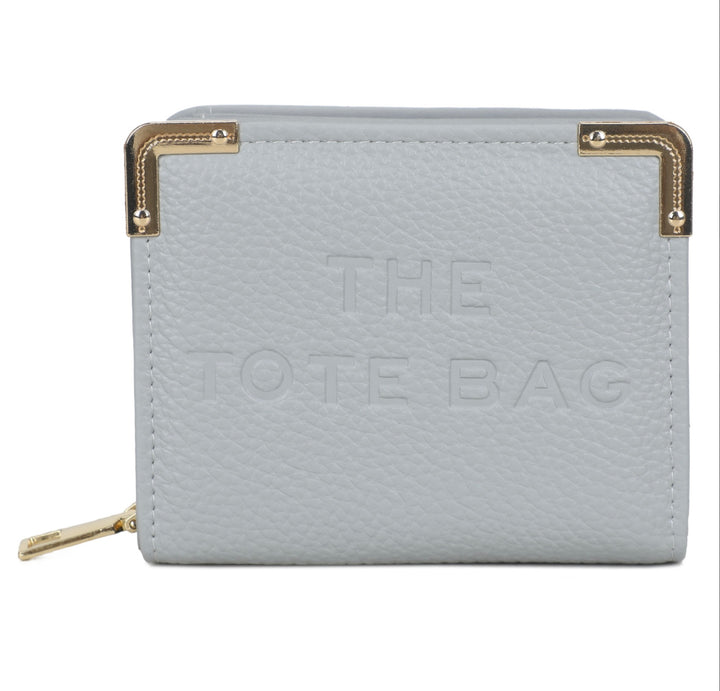 RFID Small Purse with Metal Corner Detail - The Tote Bag Purse