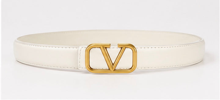V Buckle Classic Belt