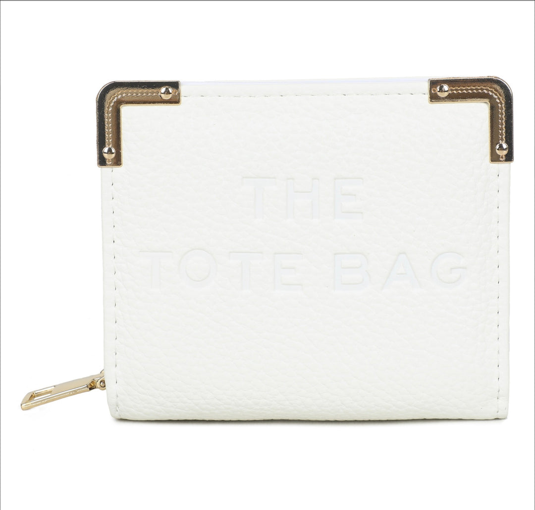 RFID Small Purse with Metal Corner Detail - The Tote Bag Purse