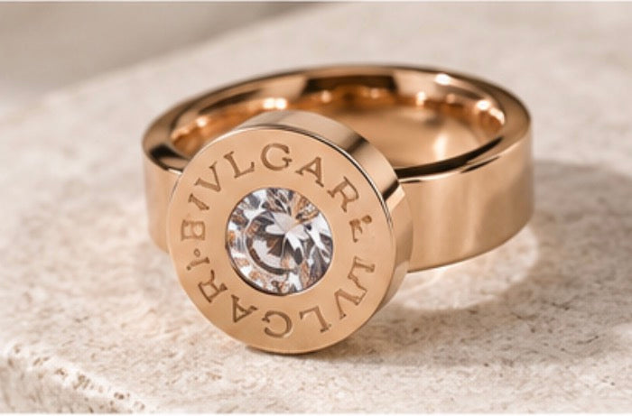 Interchangeable Crystal Statement Ring