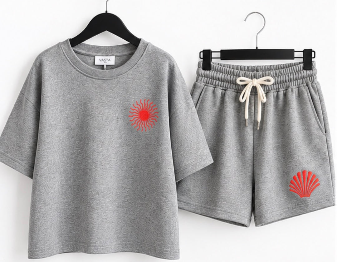 Sun &amp; Shell T-Shirt Short Set
