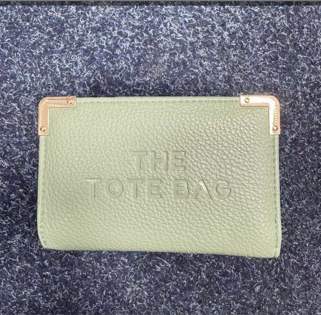 The Tote bag purse with gold edging