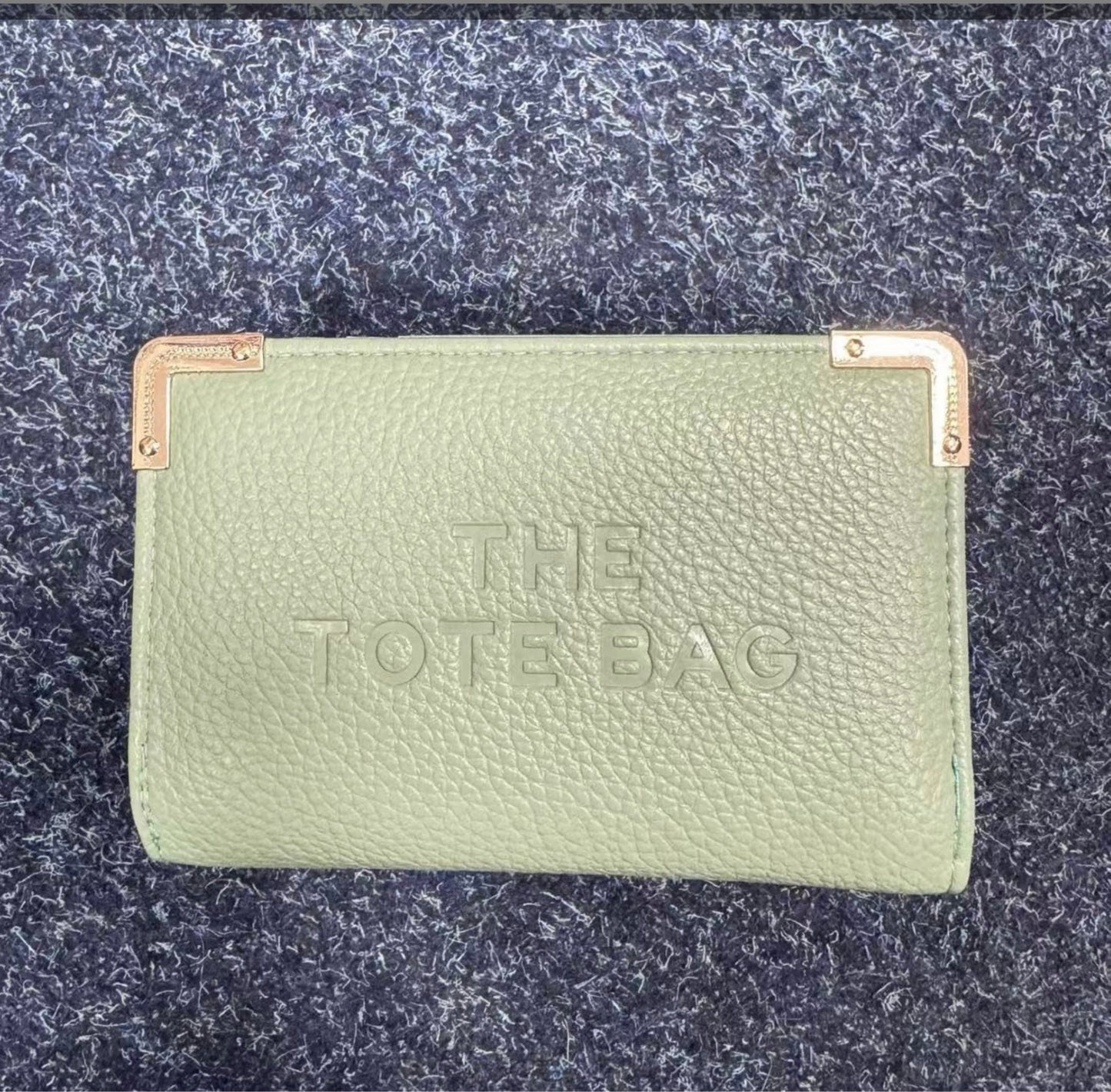 The Tote bag purse with gold edging