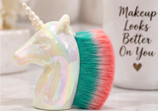 Unicorn Dust Brush | Soft Makeup &amp; Nail Brush