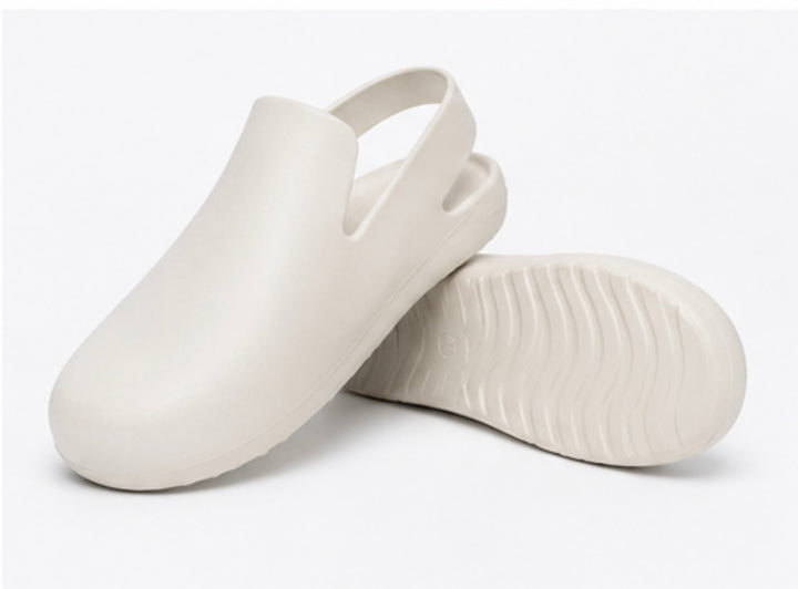 Women’s Lightweight White Foam Comfort Clogs