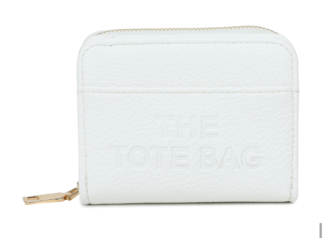 White wallet purse  with &
