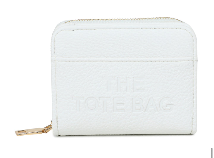 White wallet purse  with &