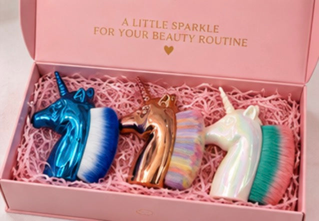 Unicorn Dust Brush | Soft Makeup &amp; Nail Brush