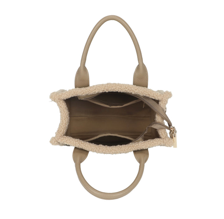 Small Fuzzy Edge Tote Bag