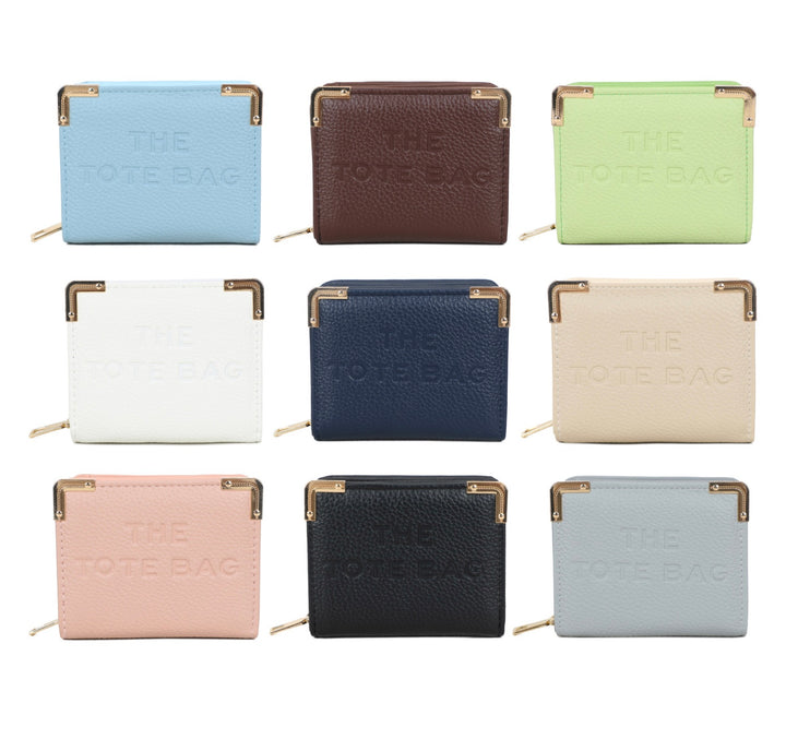 RFID Small Purse with Metal Corner Detail - The Tote Bag Purse