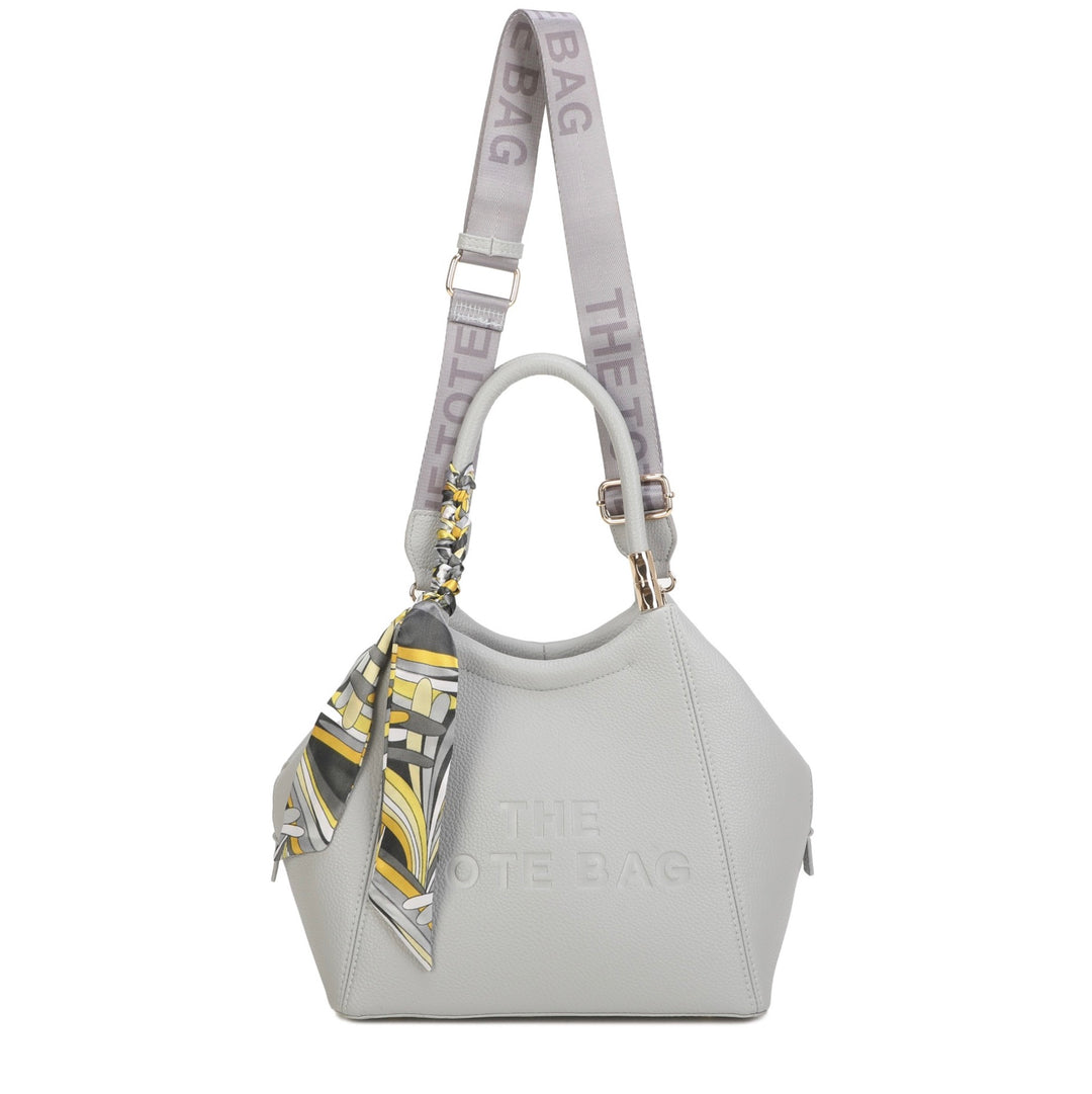 Large Scarf Detail Tote Bag
